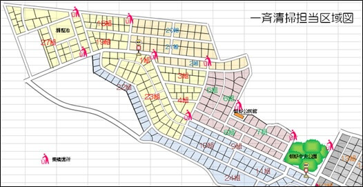 地図の装飾